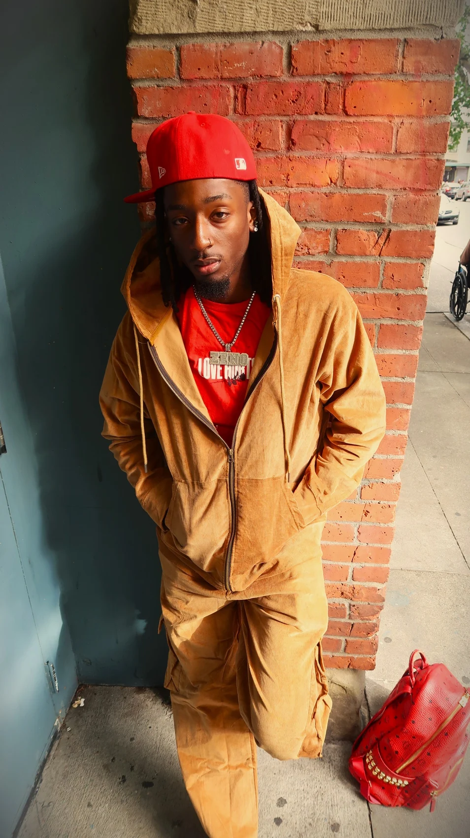 Red Wall 5 street editorial portrait