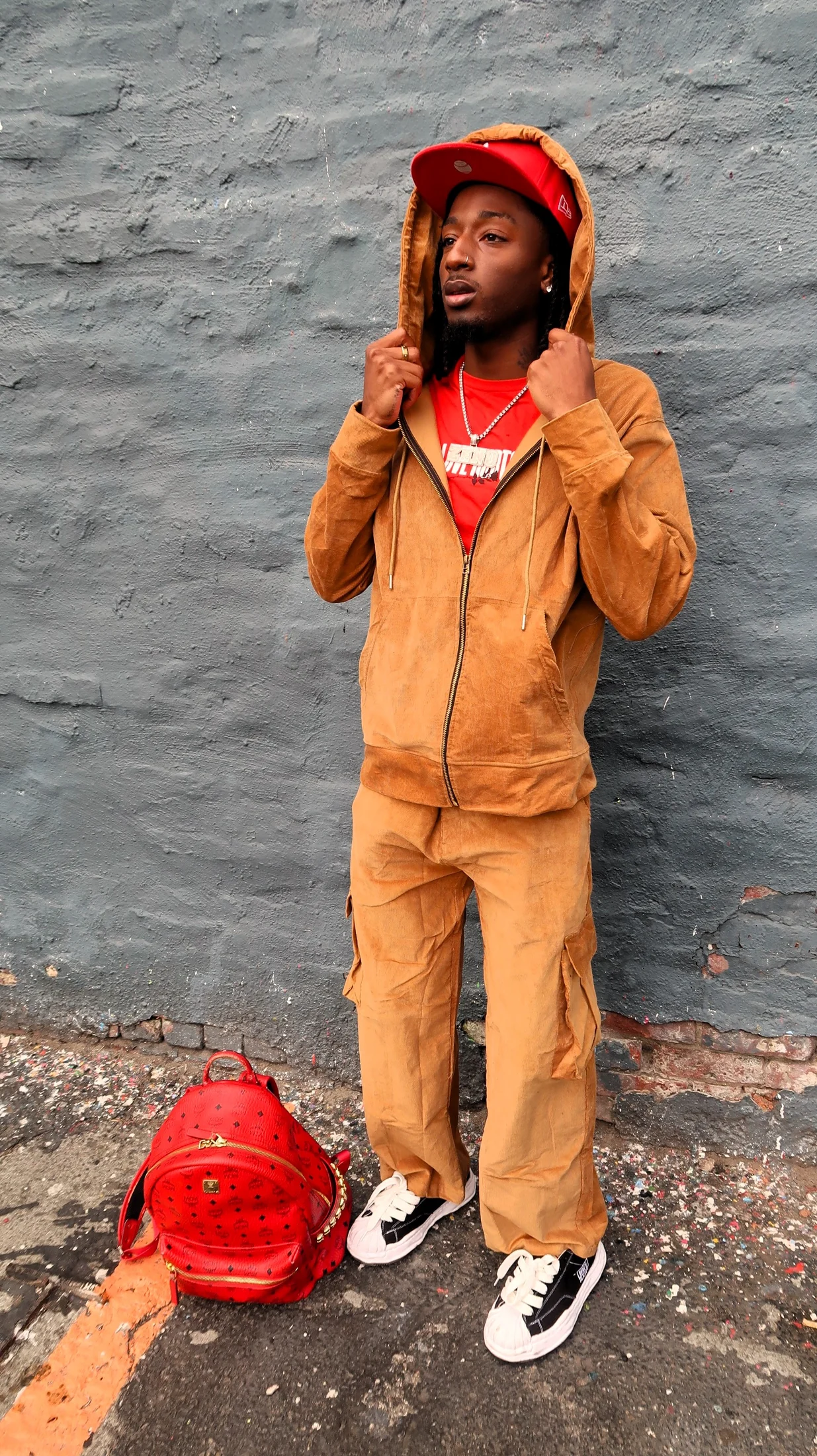 Street editorial full body