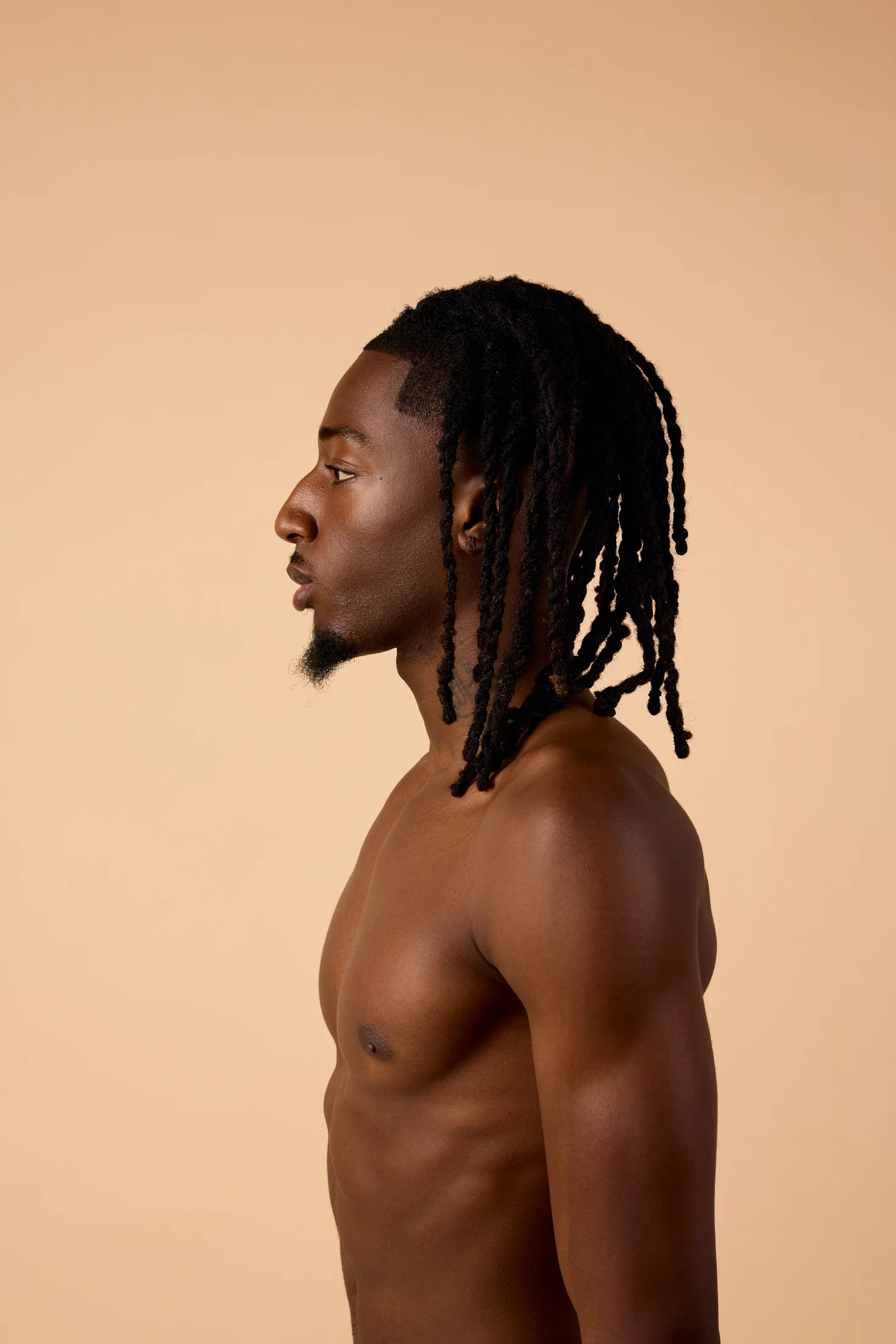 Studio profile portrait